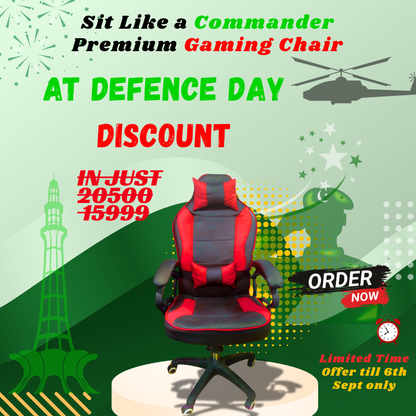 Razer Axotic Gaming Chair – Best Gaming Chair in Pakistan | High-Quality Imported Leather Chair with Reclining Option, Comfortable Armrests & Smooth Wheels